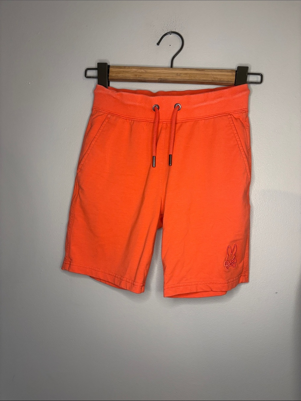 Boys Orange Drawstring Shorts